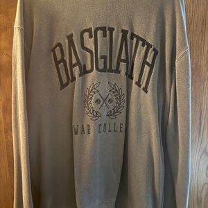 Basgiath Collegiate Embroidered Crewneck